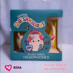 Squishmallow Risa Cat Headphones - super cute kitten HSA highly sought after